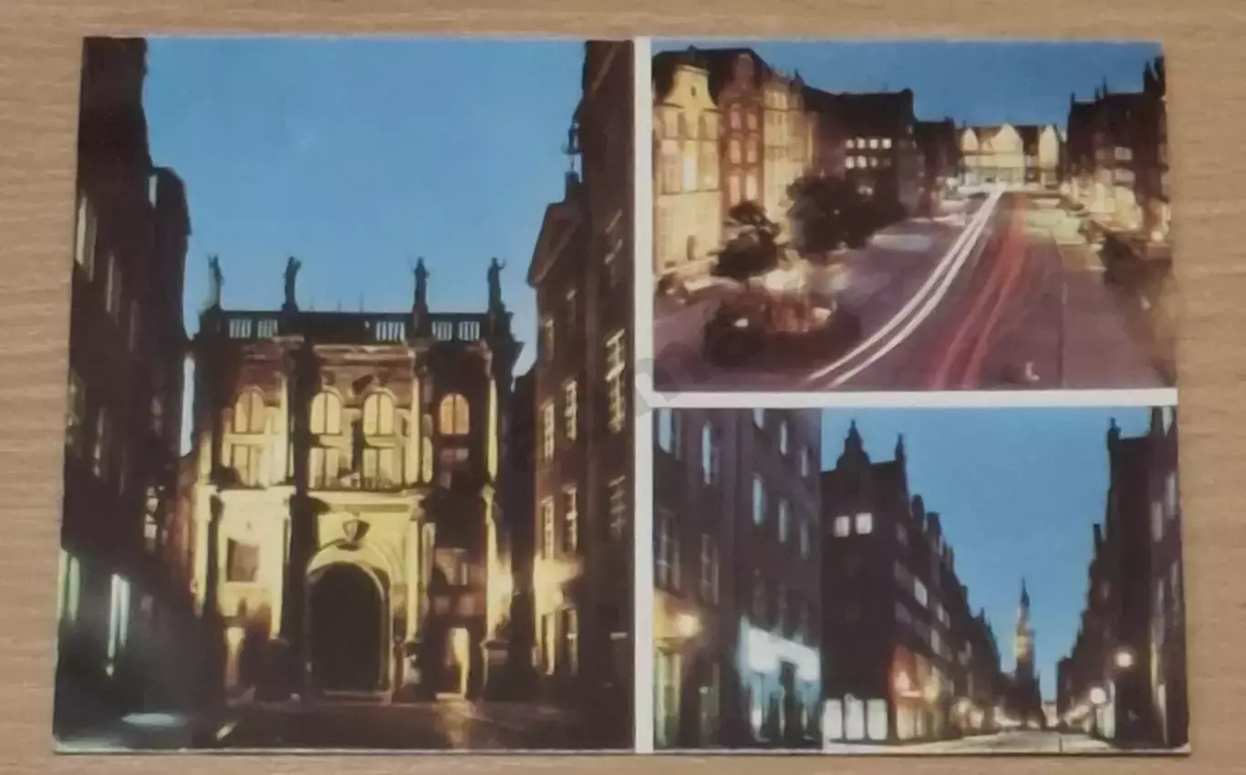 Гданьск Gdansk Польша postcard