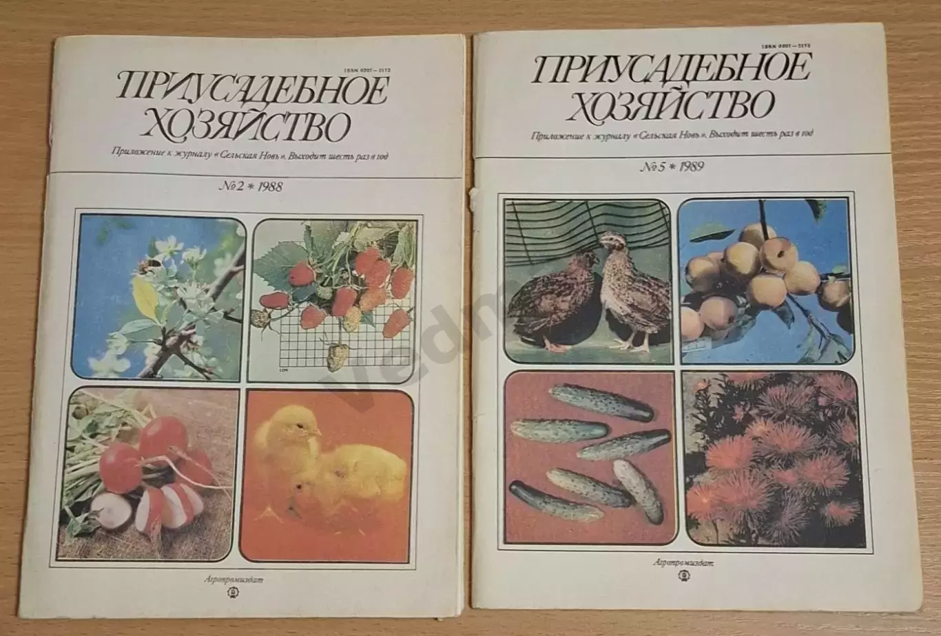 Журнал Приусадебное хозяйство 2 шт