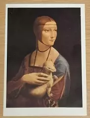 Леонардо да Винчи. Портрет Чичилии Галлерани. Дама с горностаем. Краков