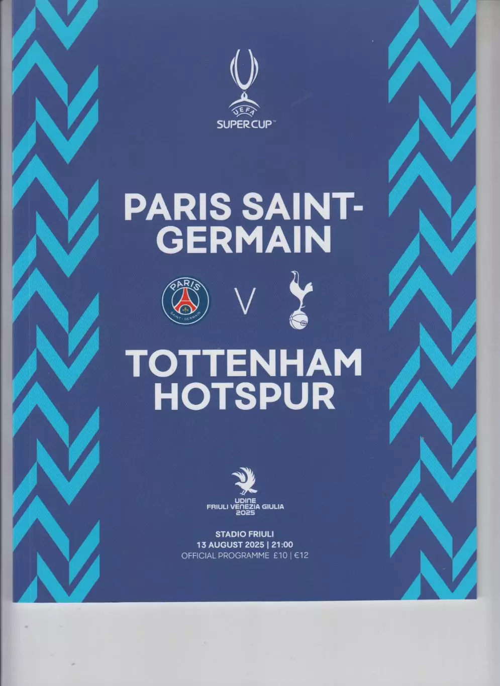 ПСЖ Франция - Тотенхэм Хотспур Англия 13.08 2025 финал суперкубок УЕФА