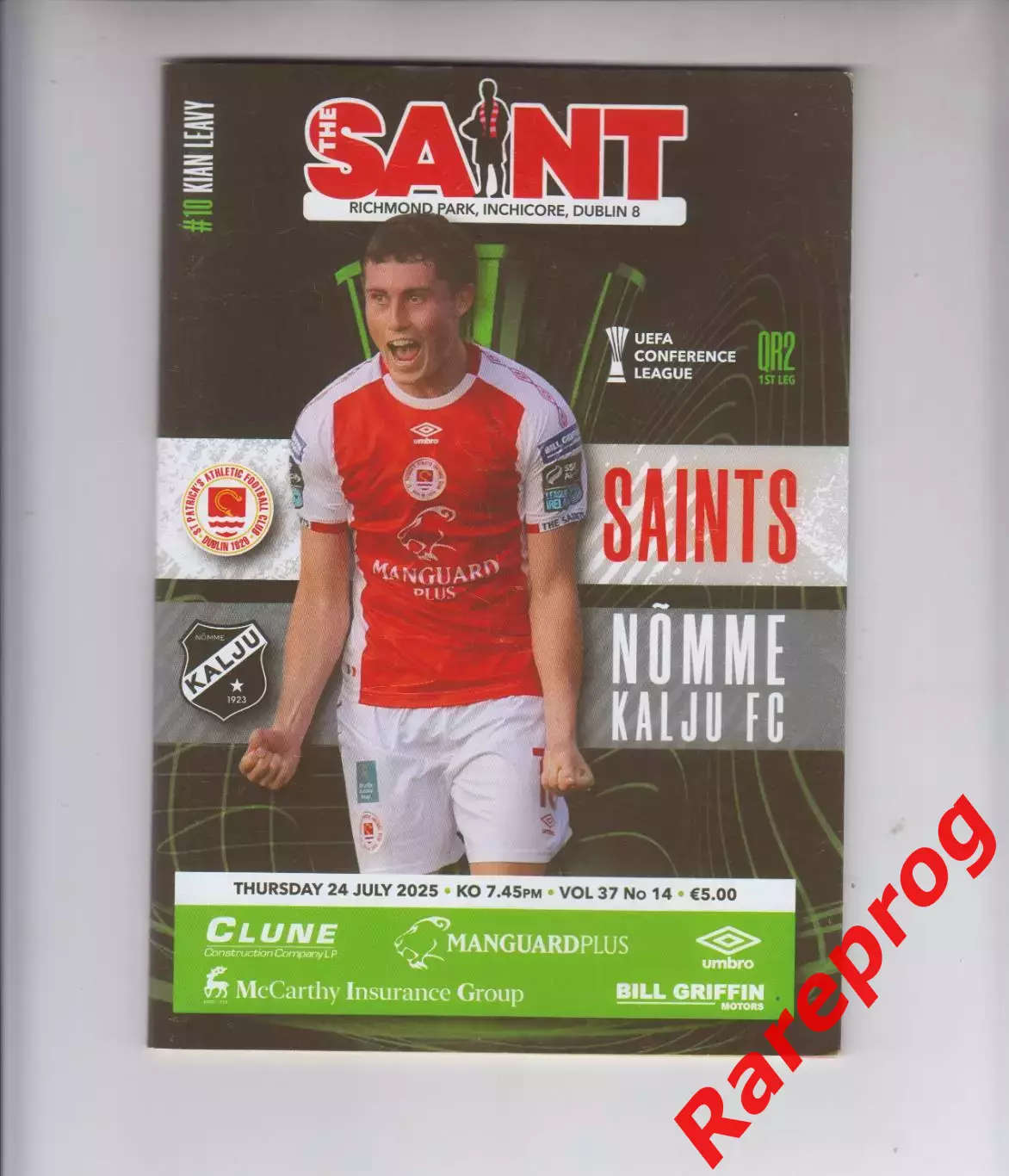 Сент - Патрикс Ирландия - Нымме Калью Эстония 24.07 2025 кубок ЛК УЕФА