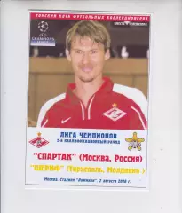 Спартак Москва Россия - Шериф Молдова 2006 кубок ЛЧ УЕФА