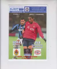 ЦСКА Москва Россия - ПСВ Нидерланды 2007 кубок ЛЧ УЕФА