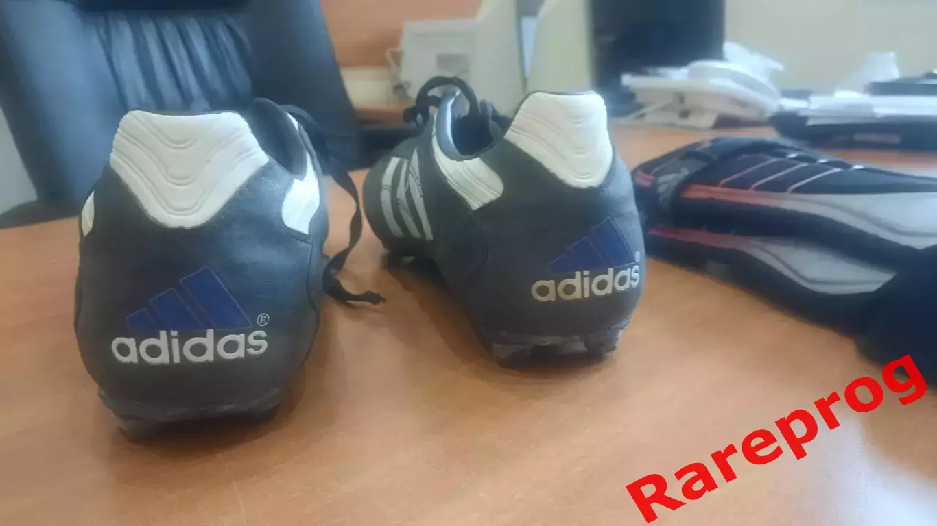 винтажные бутсы Adidas начало 1990 + щитки 1