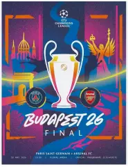 ПСЖ Франция - Арсенал Англия - 2026 финал Будапешт кубок Лига Чемпионов УЕФА