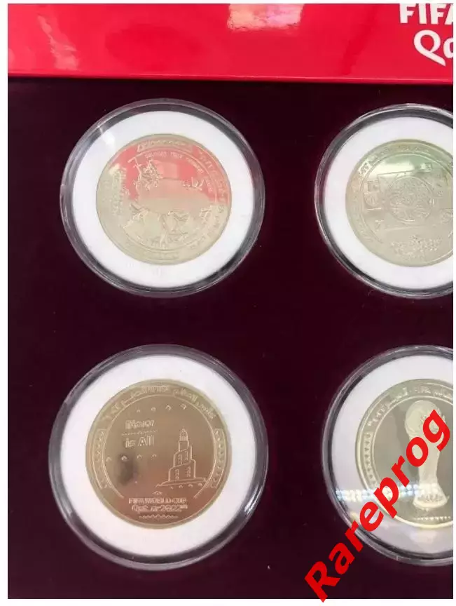 официальный лицензионный продукт 8 монет - ФИФА Чемпионат Мира ЧМ 2022 - Катар 4