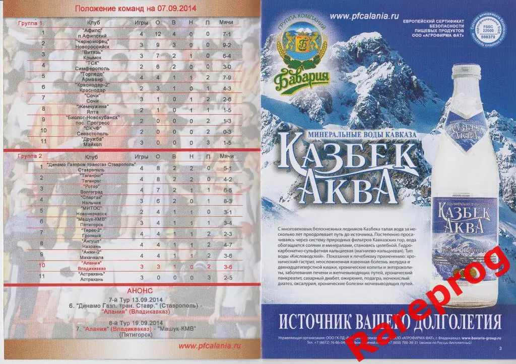 вид с ошибкой ВолгАград!!! - Алания - Ротор Волгоград 2014 3