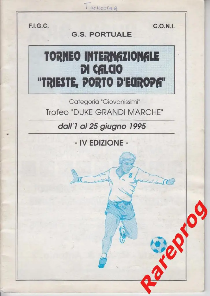 турнир юноши Италия 1995 - Минск Беларусь Хорватия Словения Чехия