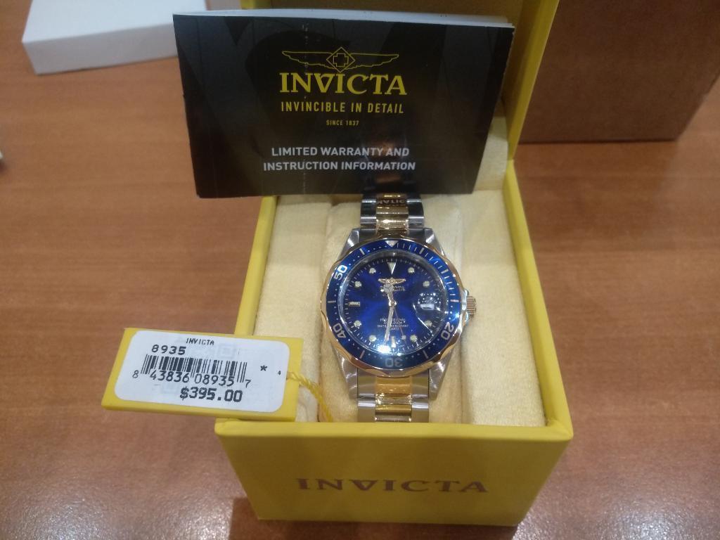 часы Invicta Pro Diver 8935 Швейцария кварц двухцветный стальной браслет 20 АТМ