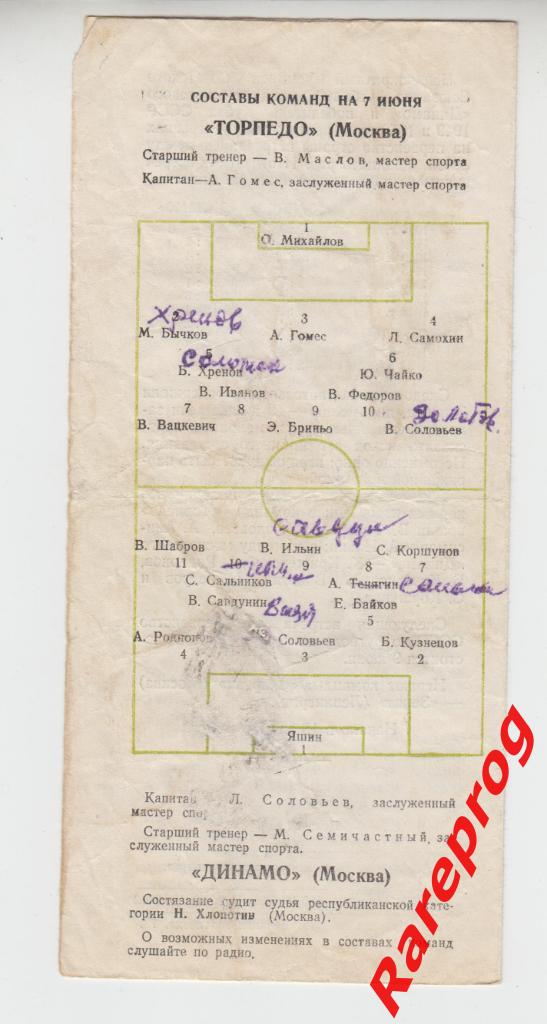 Торпедо- Москва - Динамо - 1953 1