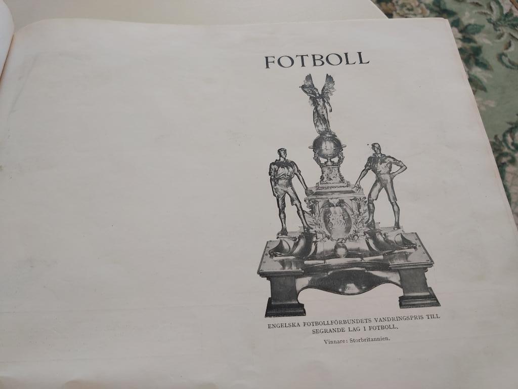 футбол турнир Олимпиада ОИ Стокгольм 1912 Швеция - Россия - итоговый буклет 1