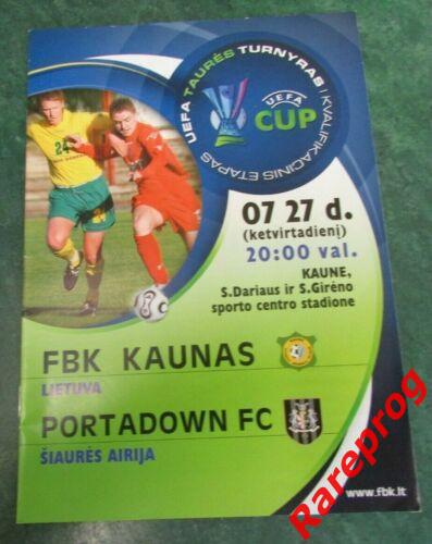 Каунас Литва - Портадаун Северная Ирландия 2006 кубок Лига Чемпионов