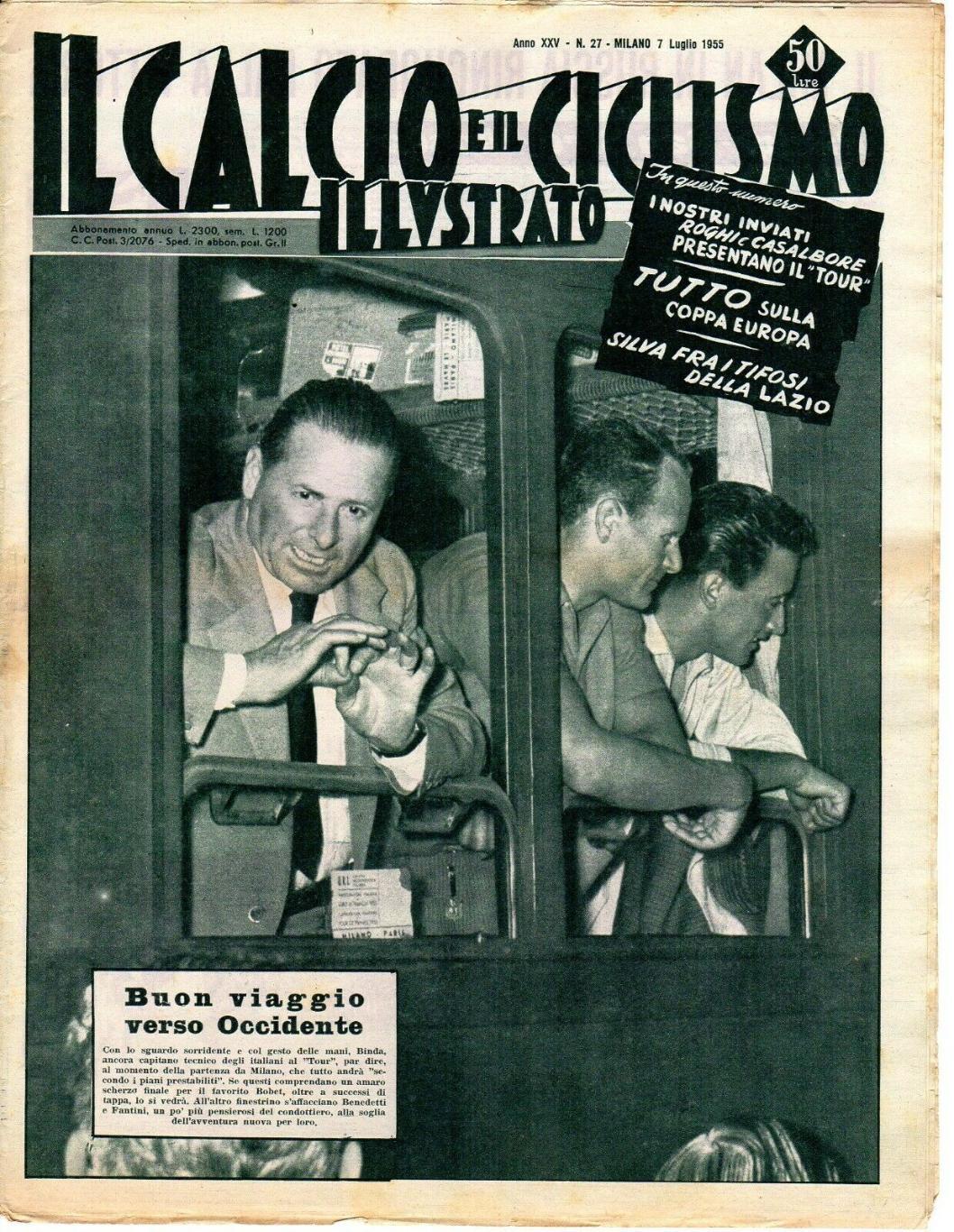 презентация тура ФК Милан Италия по СССР 1955 - Спартак Динамо Москва