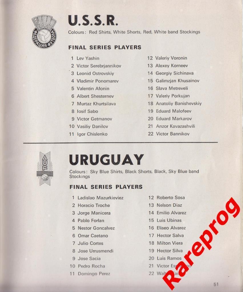 за 3 место -Португалия - СССР - 1966 / Англия-Германия / Англия ЧМ 66- Реплика 4