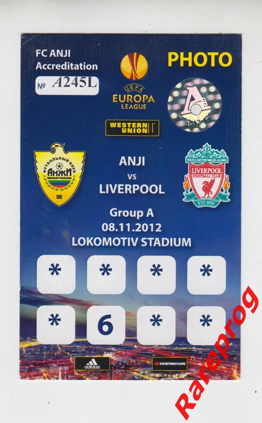 фото - Анжи Россия - Ливерпуль Англия 2012 кубок Лига Европы УЕФА