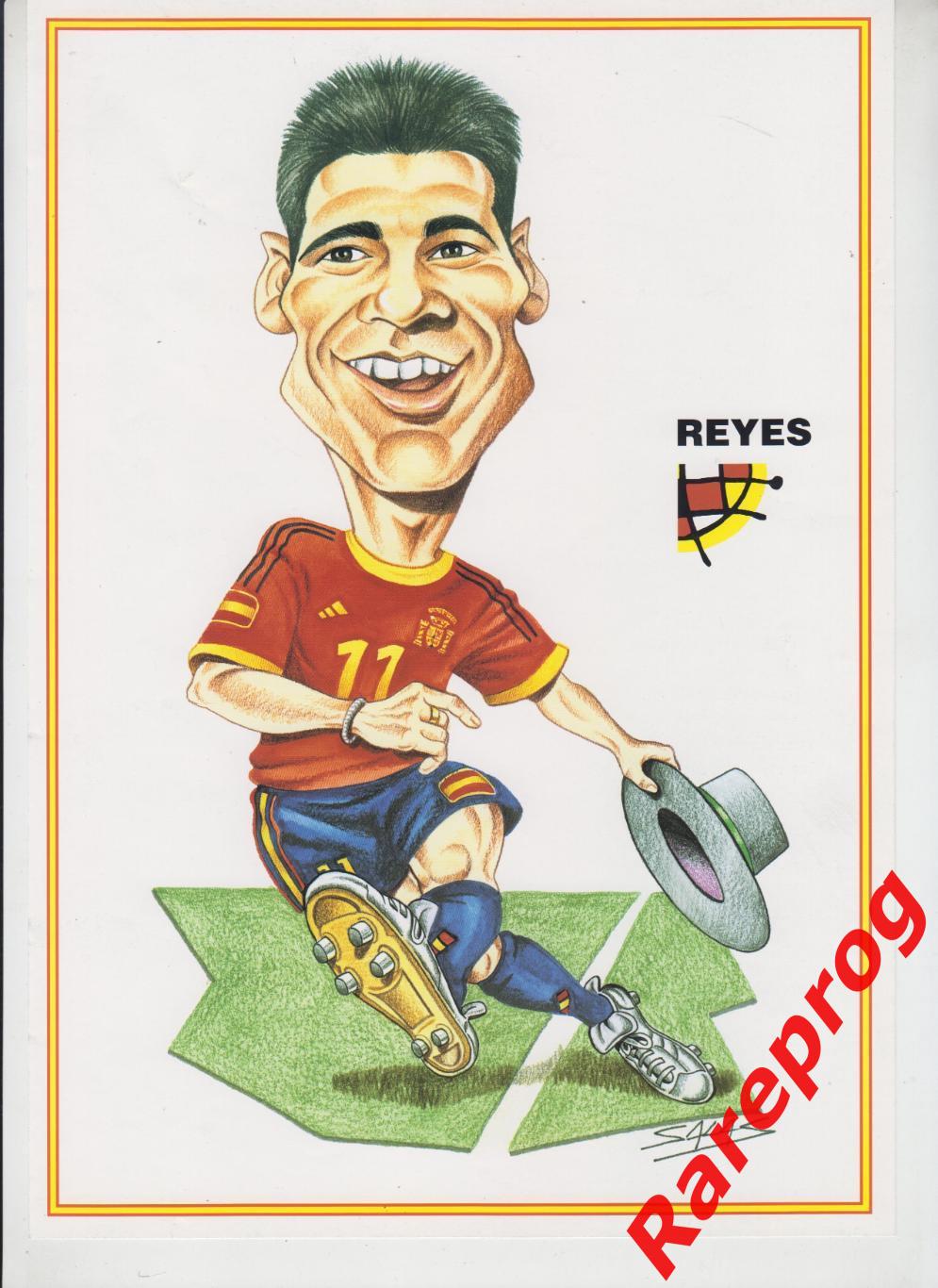 журнал Футбол RFEF Испания № 55 сентябрь 2003 - постер Reyes 1