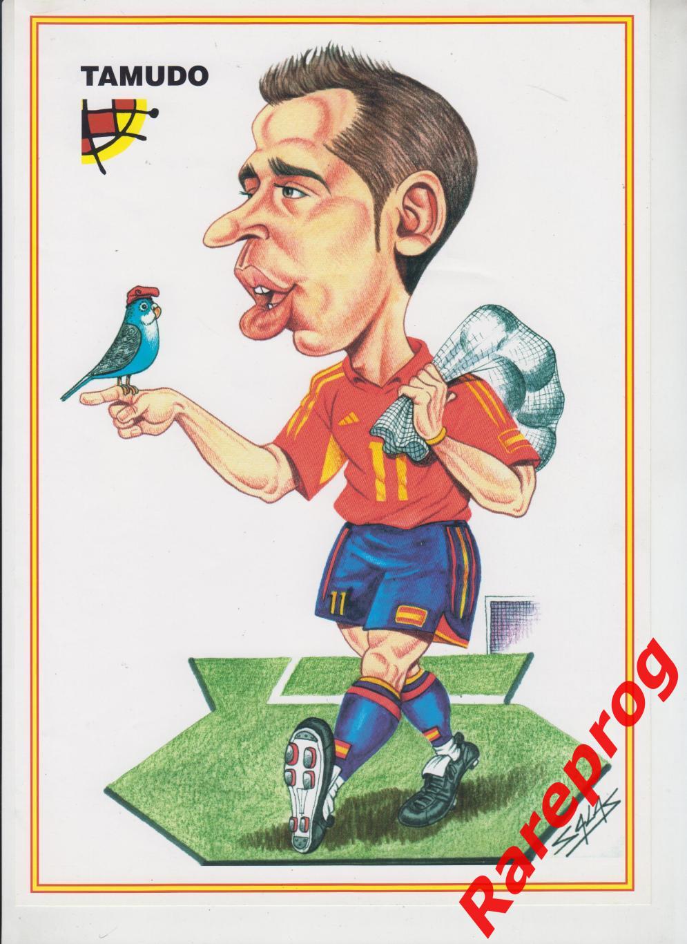 журнал Футбол RFEF Испания № 66 сентябрь 2004 - постер Tamudo 1