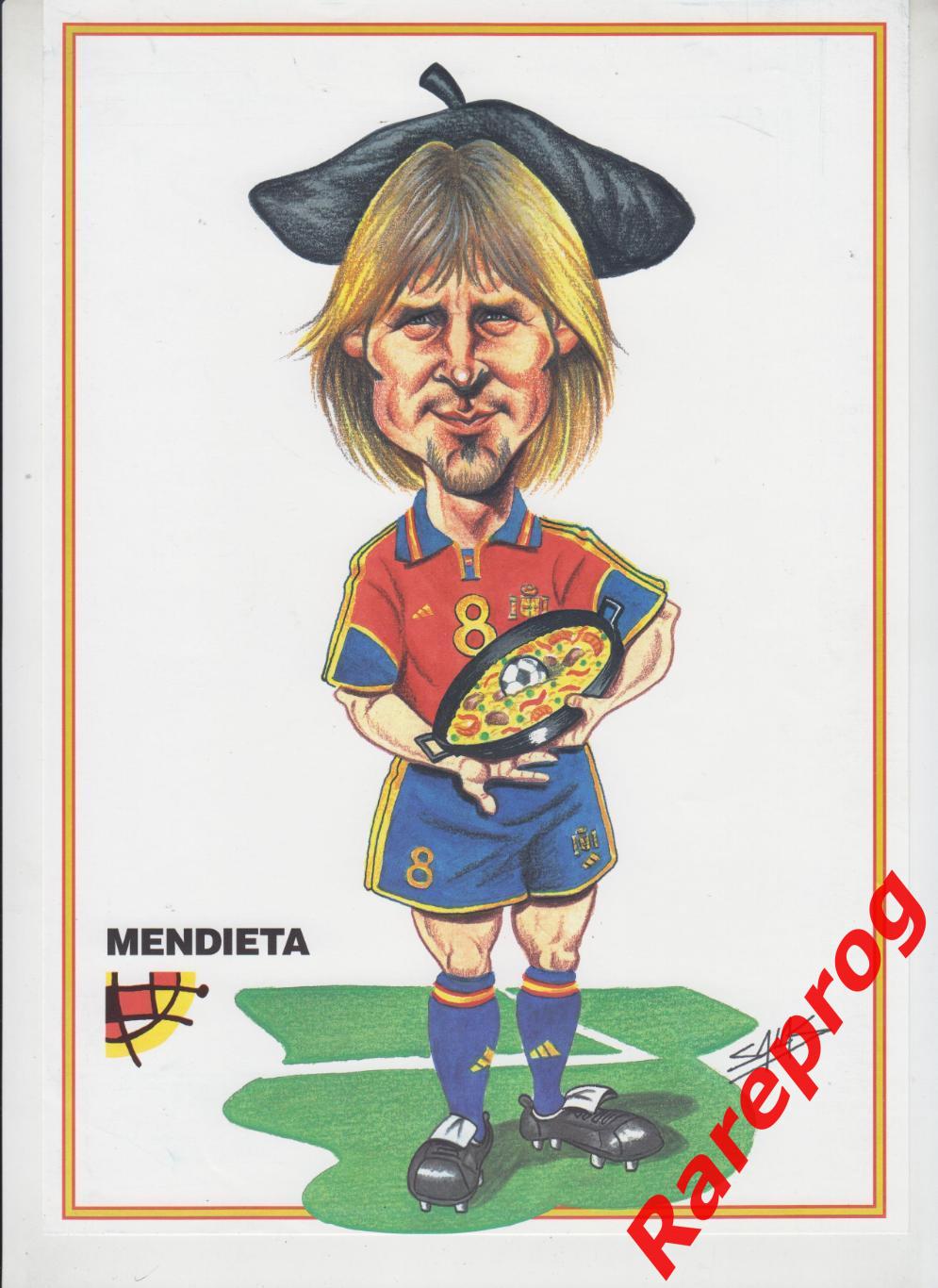 журнал Футбол RFEF Испания № 29 ноябрь 2000 - постер Mendieta 1