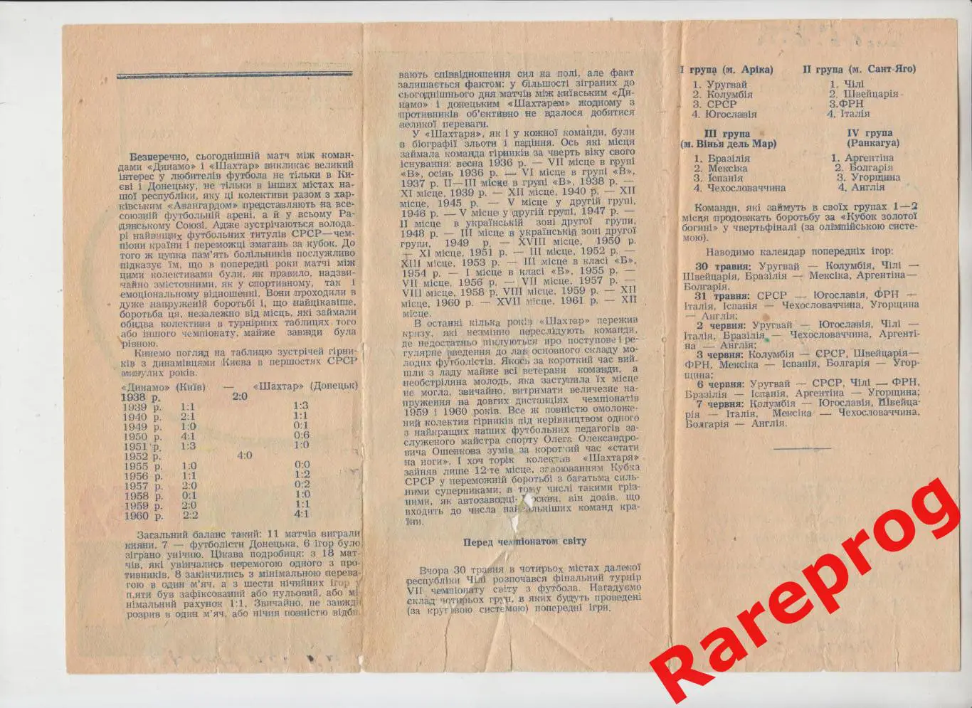 Динамо Киев - Шахтер Донецк 1962 1