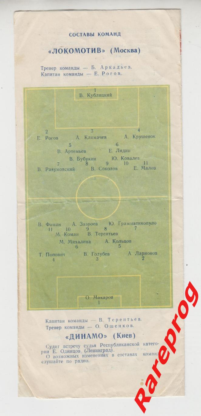 Локомотив Москва - Динамо Киев - 1955 1