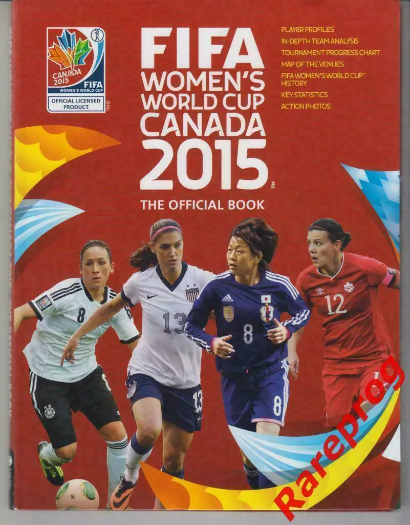 официальная программа - ФИФА Чемпионат Мира 2015 Канада женщины