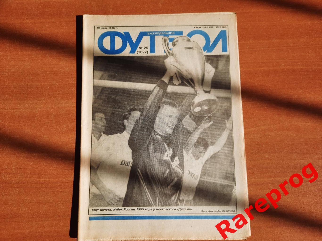 Динамо Москва - Ротор Волгоград 1995 финал кубок России отчет / Футбол № 25