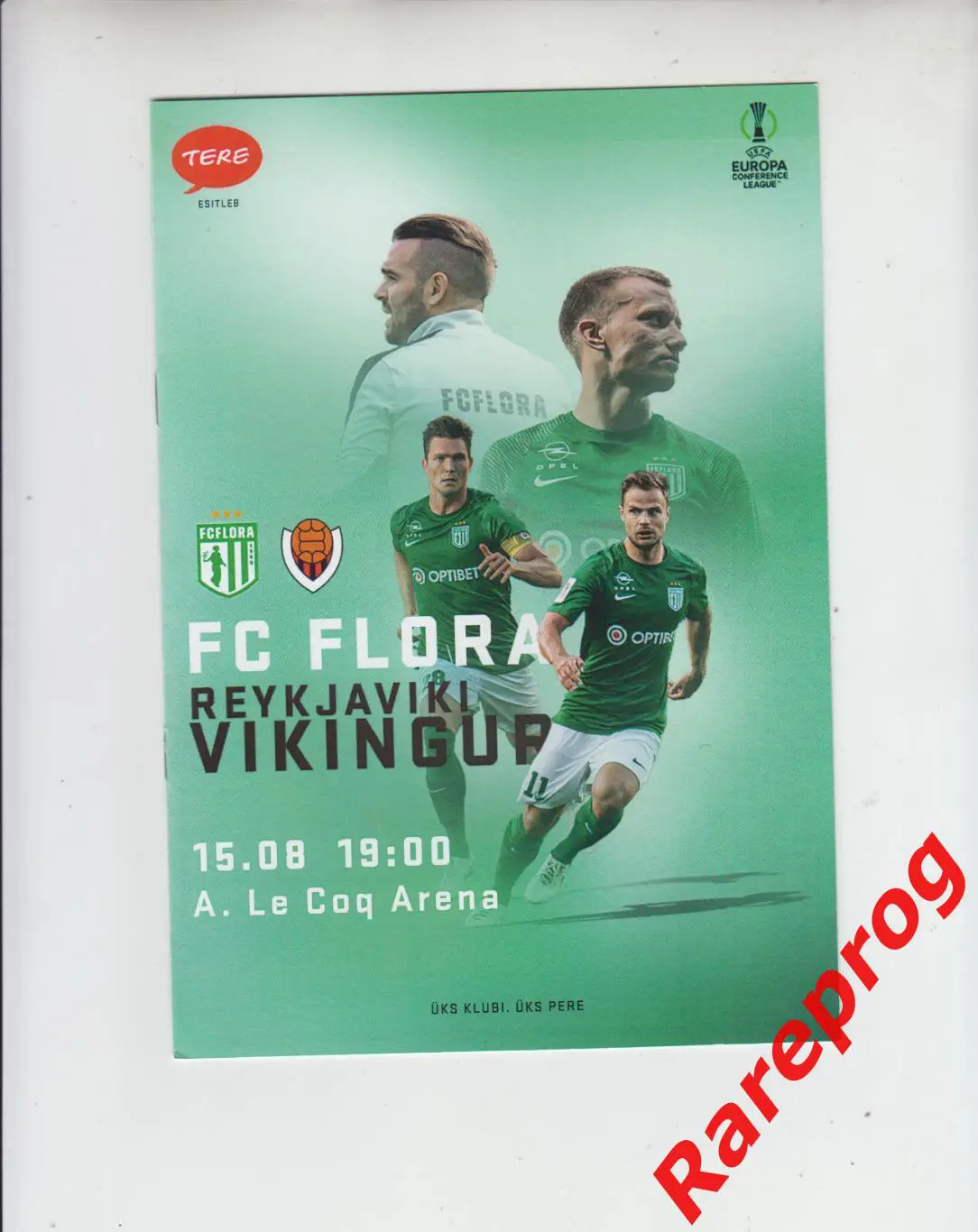 Флора Эстония - Викингур Исландия 2024 кубок Лига Конференций УЕФА