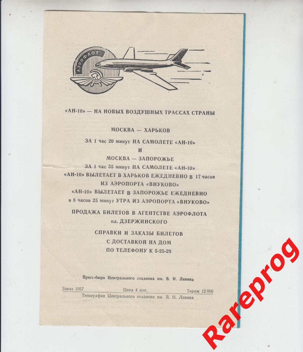 Локомотив Москва - Динамо Тбилиси 1961 1