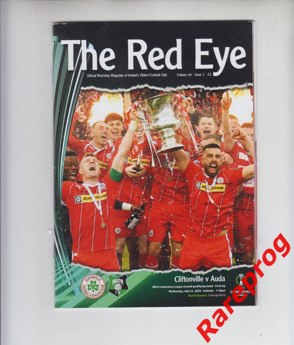 Клифтонвилл Северная Ирландия - Ауда Латвия 2024 кубок ЛК УЕФА