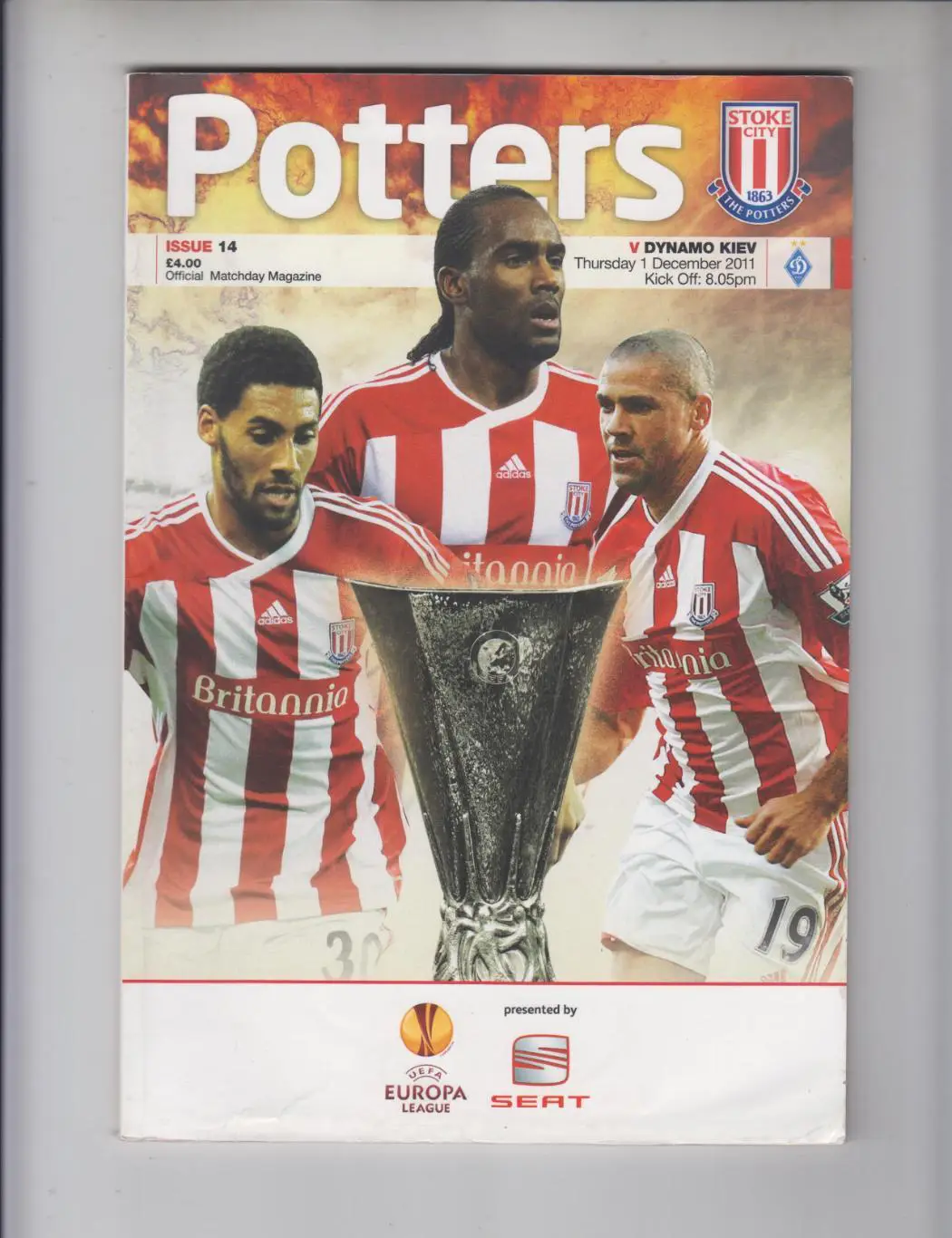 Сток Сити Англия - Динамо Киев Украина 2011 кубок ЛЕ УЕФА