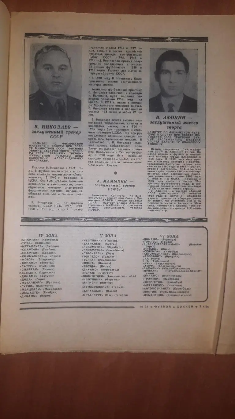 ЦСКА Москва чемпион СССР 1970 / Футбол Хоккей № 51 1