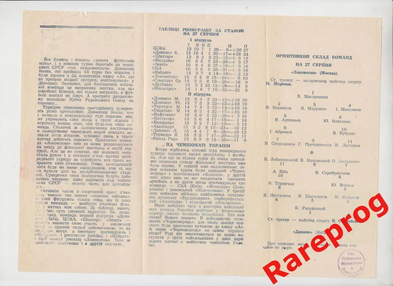 Динамо Киев - Локомотив Москва - 1962 1