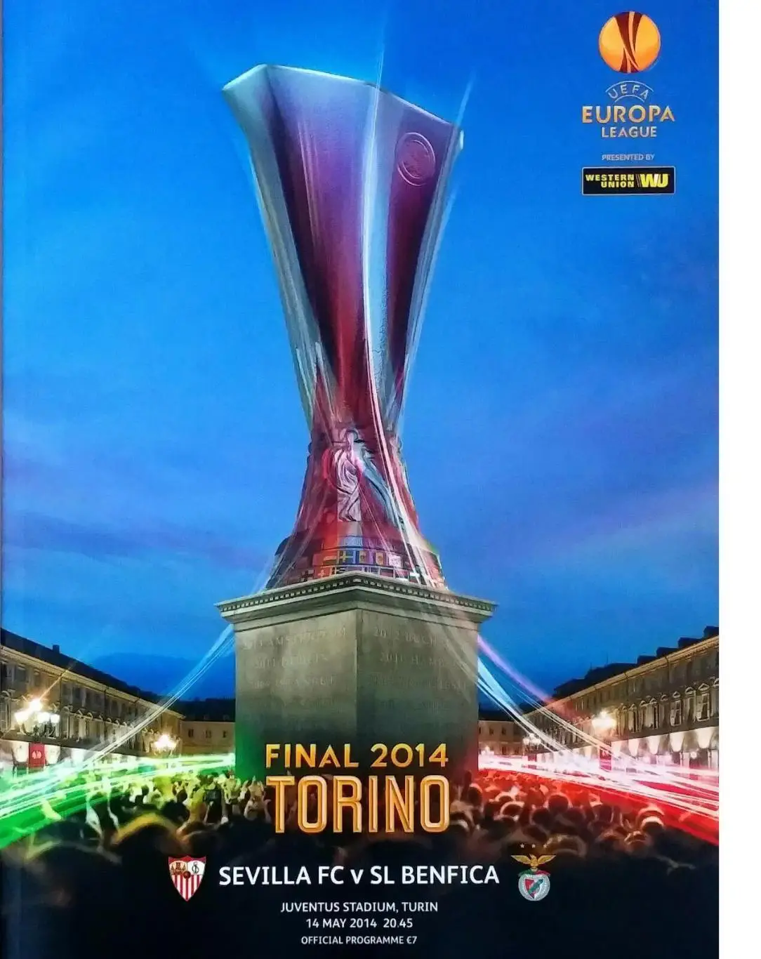 Бенфика Португалия - Севилья Испания 2014 финал ЛЕ УЕФА