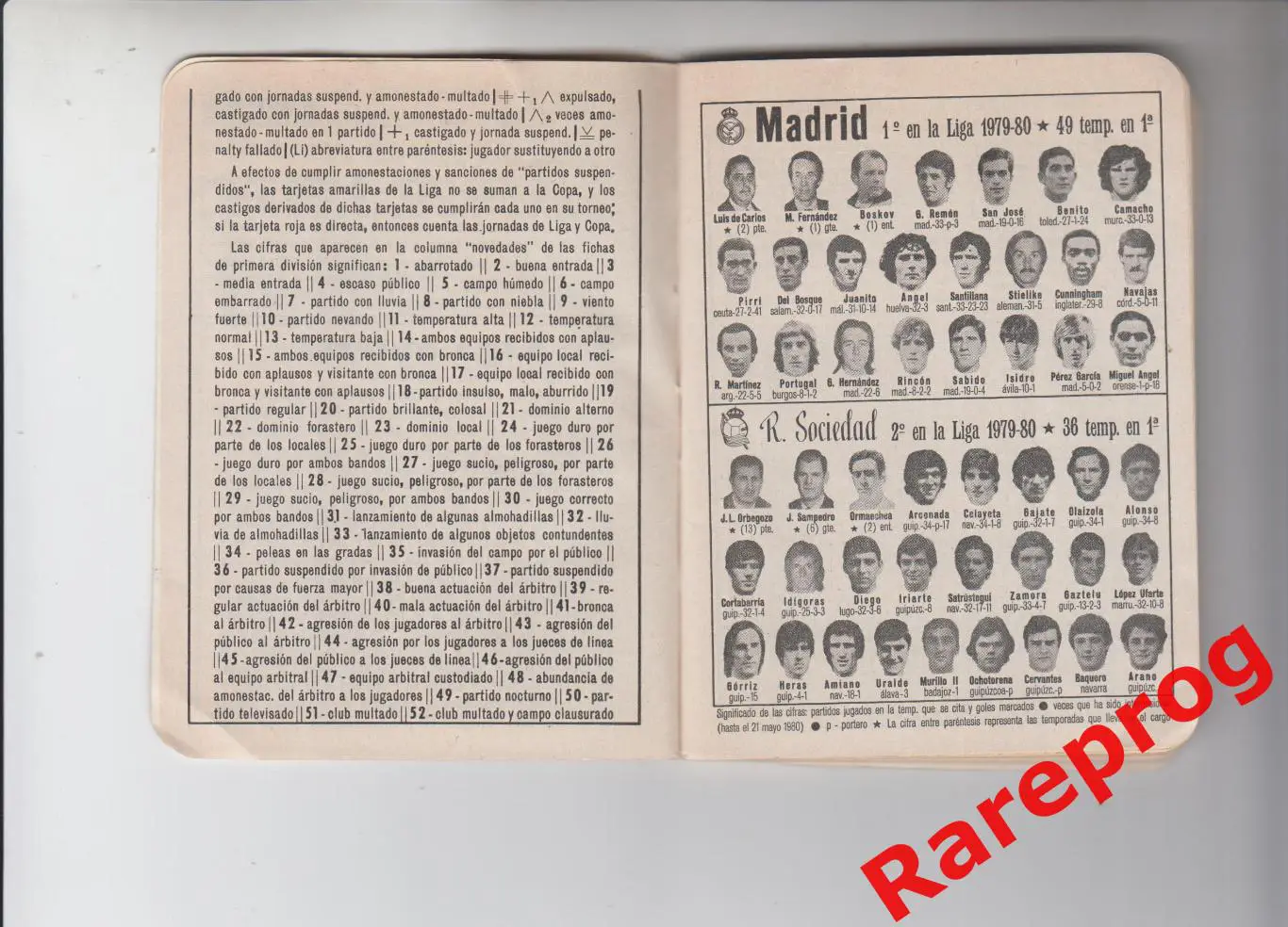 справочник Dinamico Испания сезон 1980 -1981 - Реал Мадрид Барселона фото 1