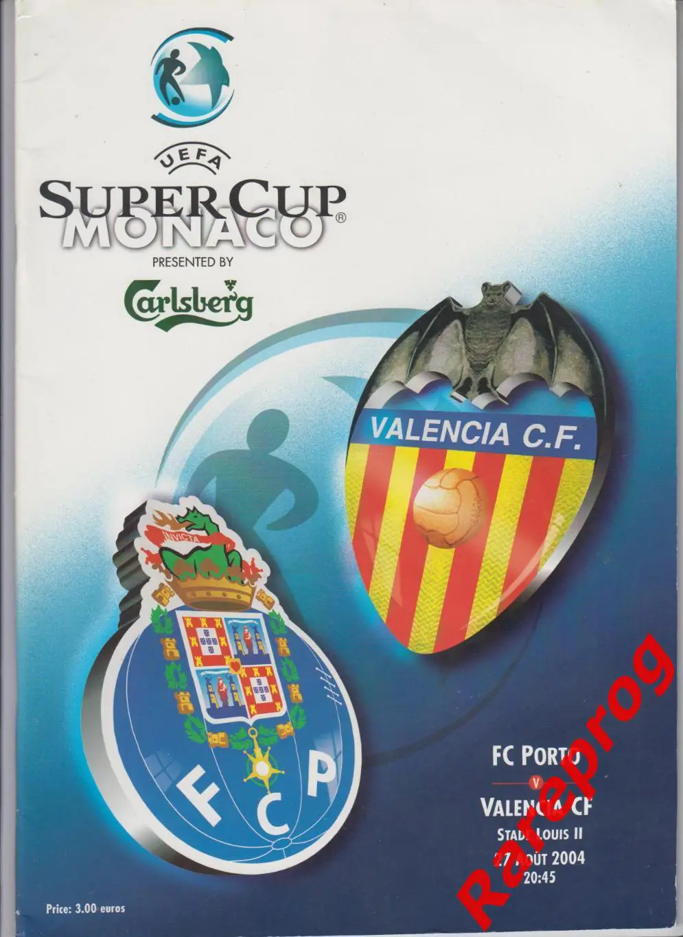 Порту Португалия - Валенчия Испания 2004 финал суперкубок УЕФА