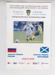 Россия - Шотландия 2005 женщины