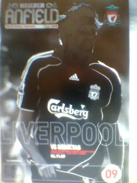 06.11.2007--ЛИВЕРПУЛЬ АНГЛИЯ--БЕШИКТАШ ТУРЦИЯ--Лига Чемпионов