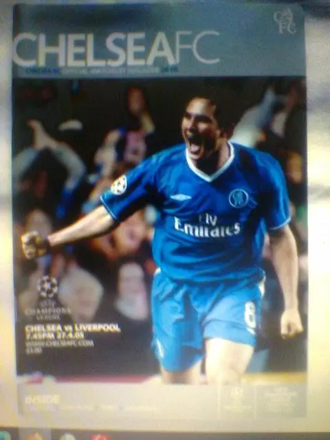 27.04.2005--ЧЕЛСИ АНГЛИЯ--ЛИВЕРПУЛЬ АНГЛИЯ--Лига Чемпионов 1/2 финала