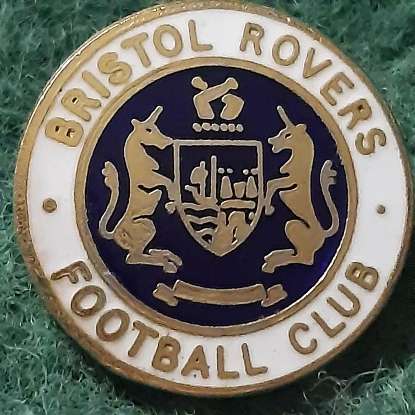 Футбол.клуб.ФК.БРІСТОЛЬ РОВЕРС АНГЛІЯ.ЕМАЛЬ. 1970-і рр.оригінал з тавром