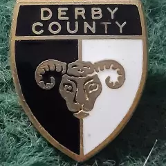 Футбол.клуб.ФК.ДЕРБІ КАУНТІ АНГЛІЯ.ЕМАЛЬ.1970-і рр.оригінал з тавром