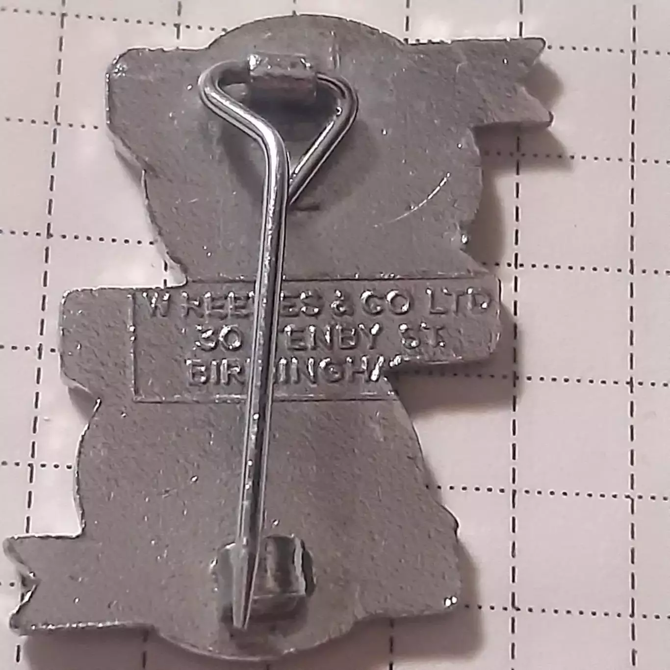 Футбол клуб ФК.БІРМІНГЕМ СІТІ АНГЛІЯ. 1980-i pp.ЕМАЛЬ. W.REEVES 1