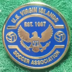 Футбол федерація асоціація.ВІРҐІНСЬКІ ОСТРОВИ.ЕМАЛЬ.