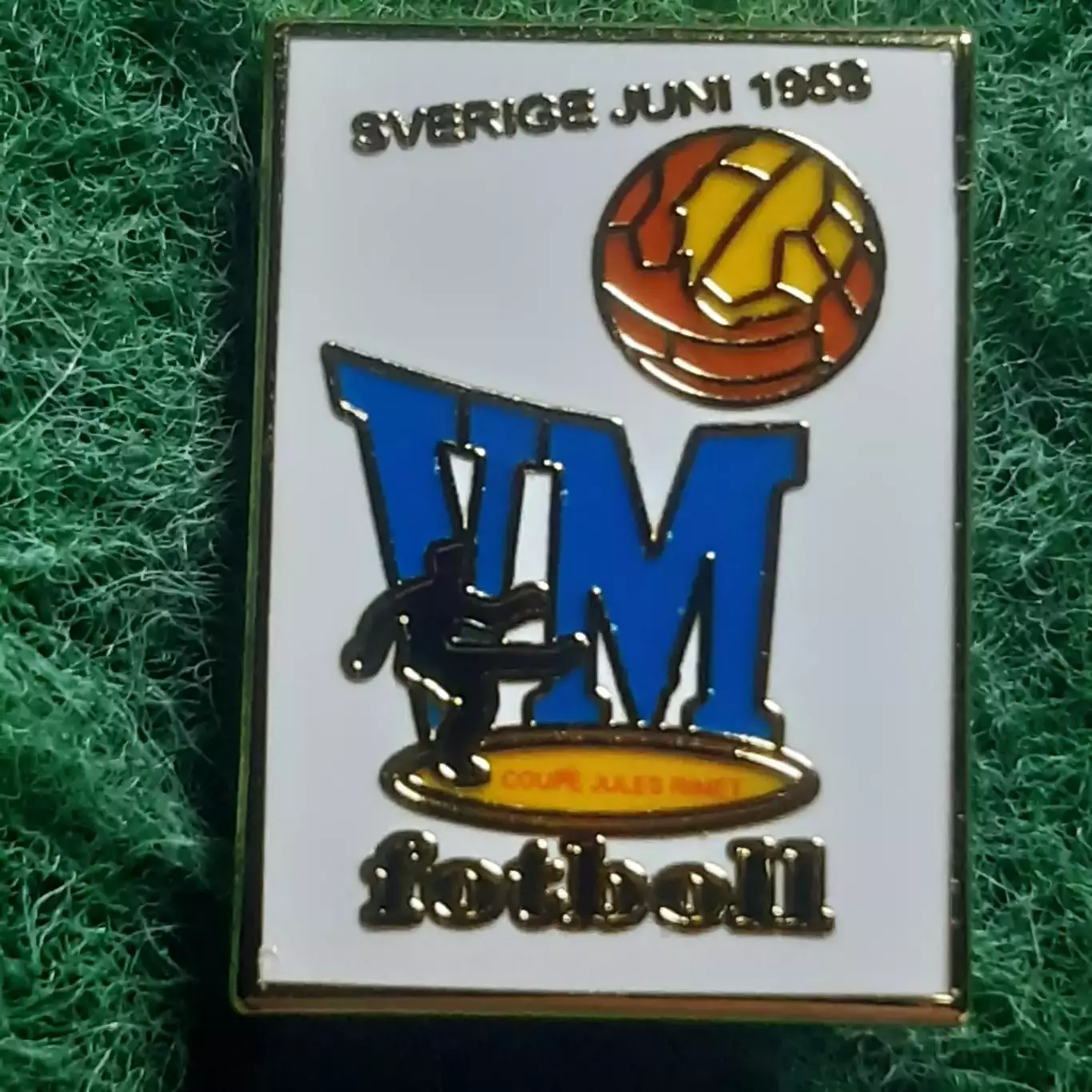 Футбол.Чемпіонат світу ФІФА.ШВЕЦІЯ 1958.ЕМАЛЬ.