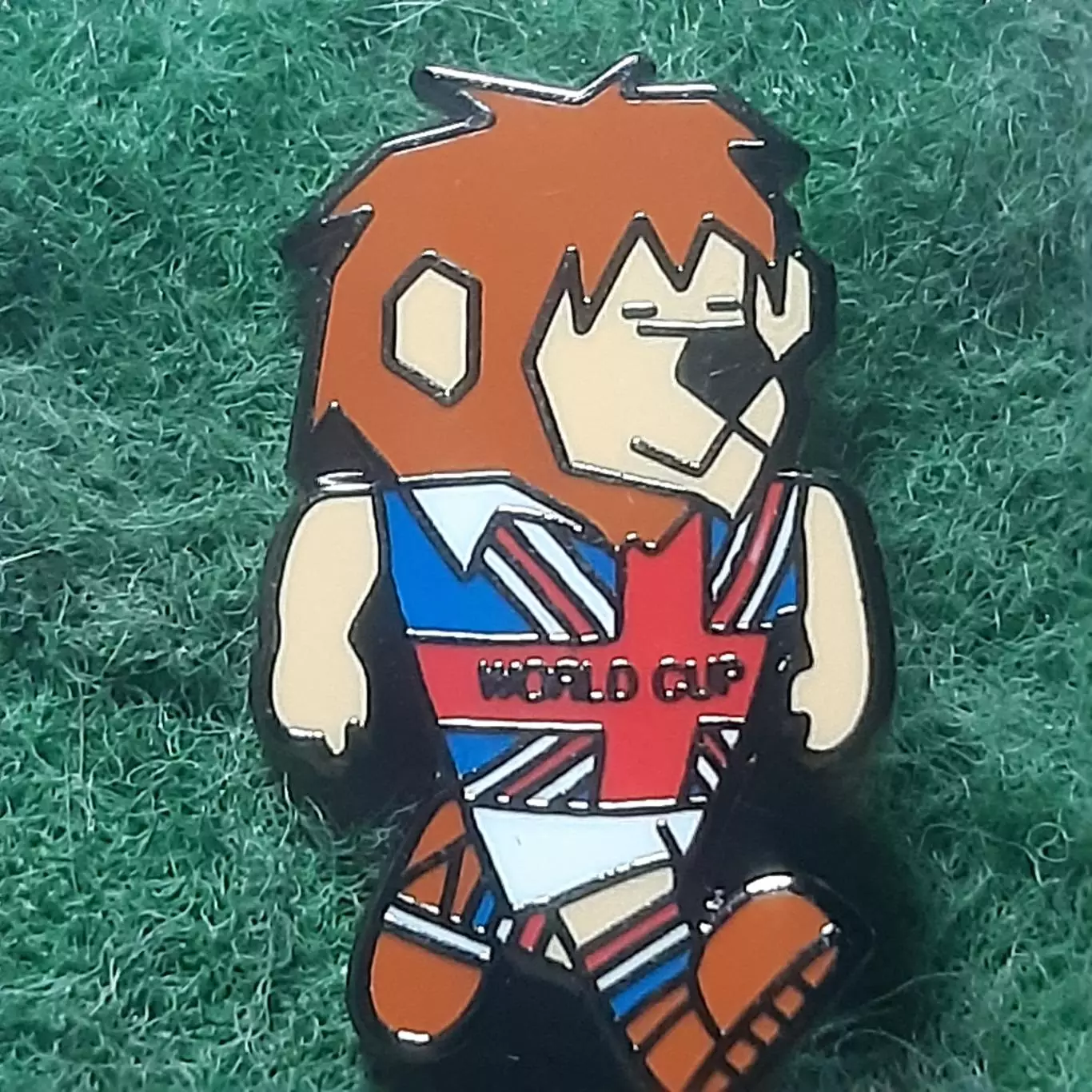 Футбол.Чемпіонат світу ФІФА.АНГЛІЯ 1966.талісман маскот.ЕМАЛЬ.