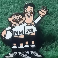 Футбол.Чемпіонат світу ФІФА.НІМЕЧЧИНА 1974.талісман маскот.ЕМАЛЬ.
