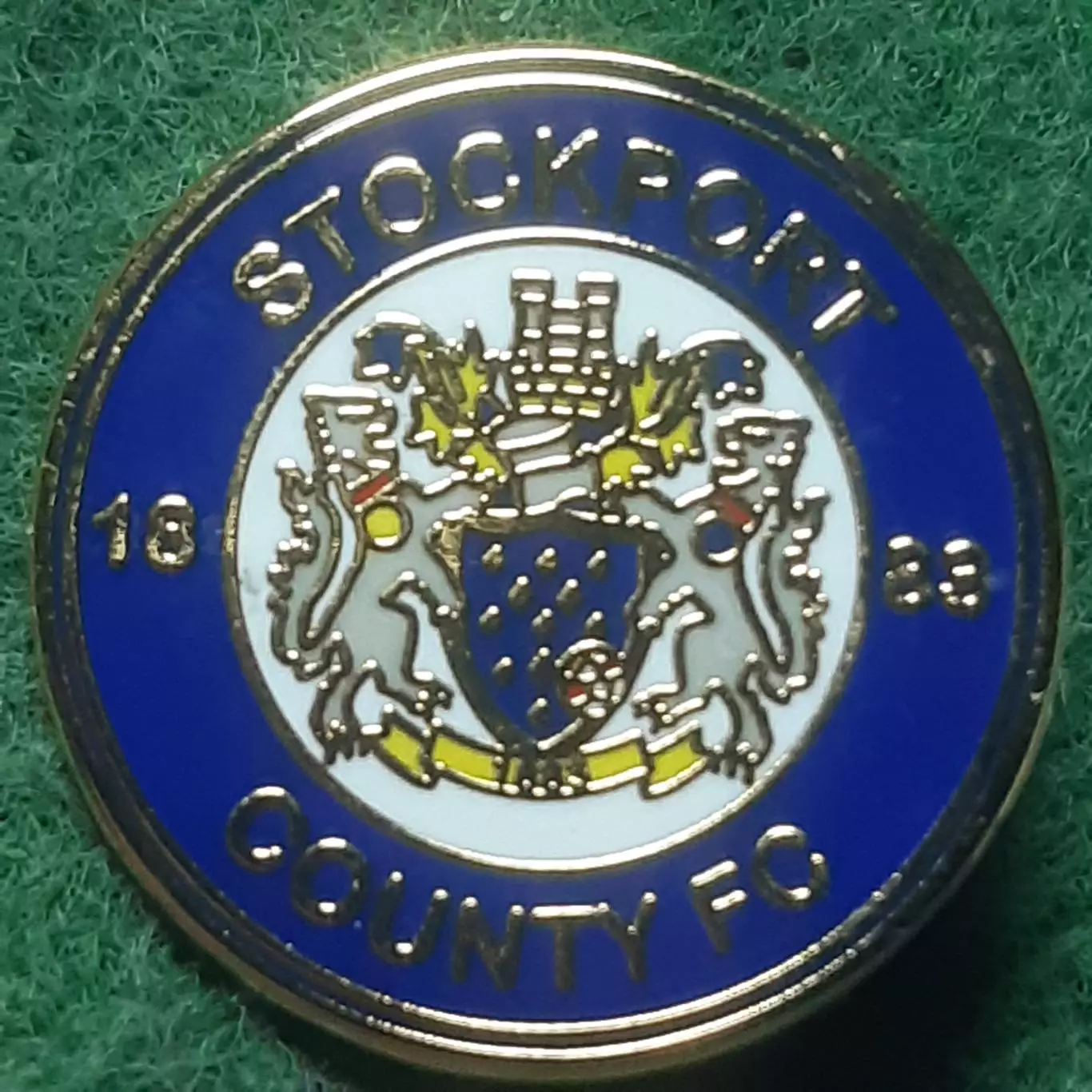 Футбол. клуб ФК СТОКПОРТ АНГЛІЯ.ЕМАЛЬ.