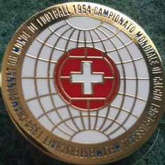 Футбол.Чемпіонат світу ФІФА.1954ШВЕЙЦАРІЯ.ЕМАЛЬ.