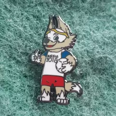 Футбол.Чемпіонат світу ФІФА.2018.талісман маскот .ЕМАЛЬ.