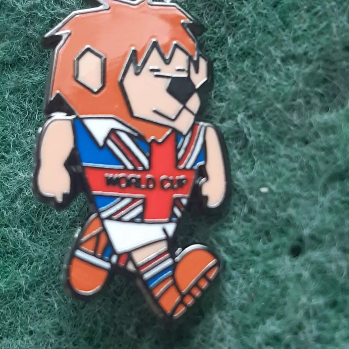 Футбол.Чемпіонат світу ФІФА.1966.АНГЛІЯ.талісман маскот .ЕМАЛЬ.