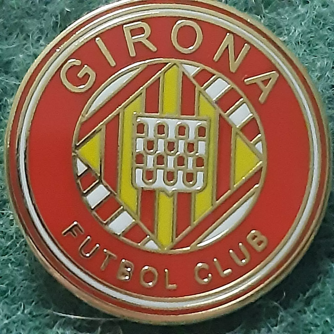 Футбол. клуб ФК.ЖИРОНА ІСПАНІЯ.ЕМАЛЬ.